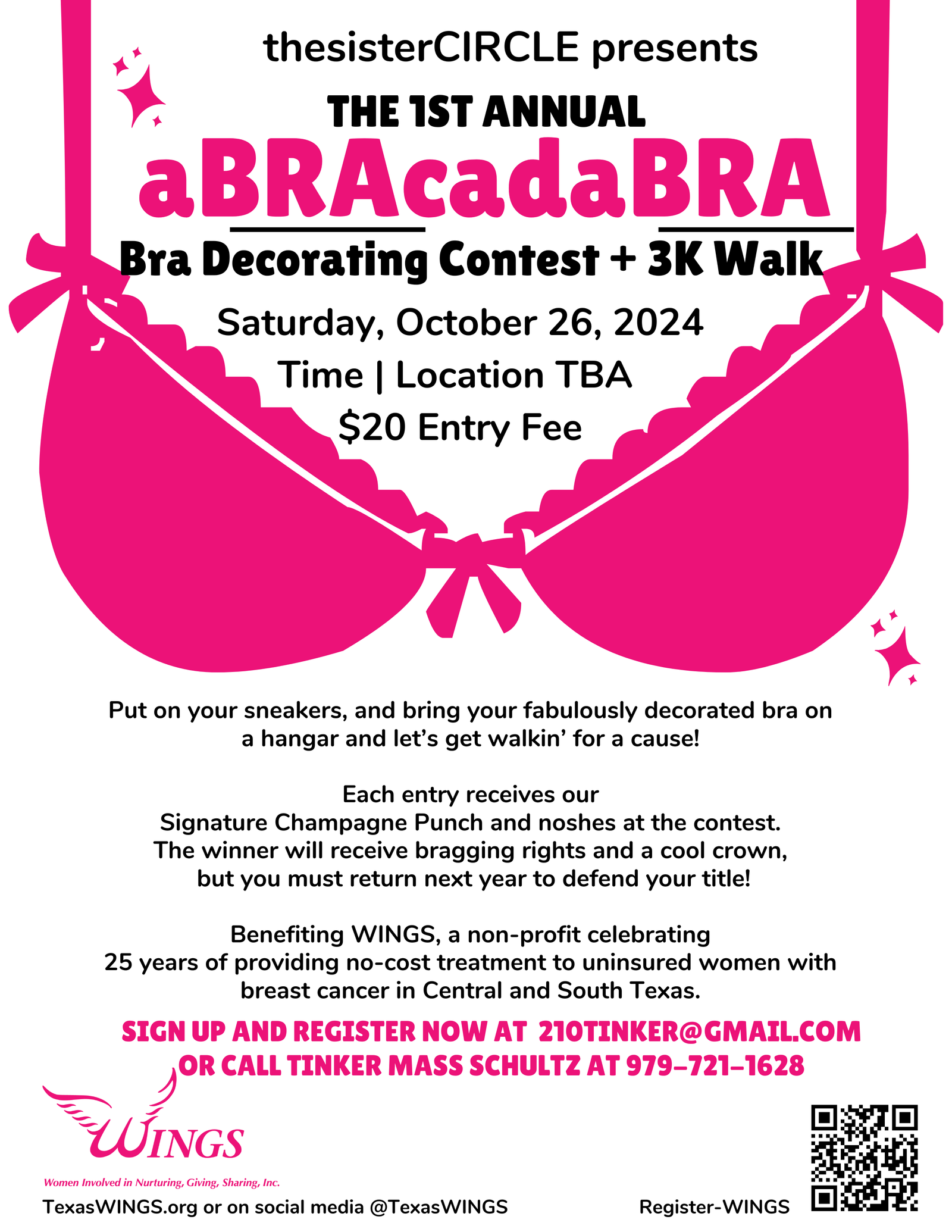 aBRAcadaBRA Bra Decorating Contest + 3K Walk